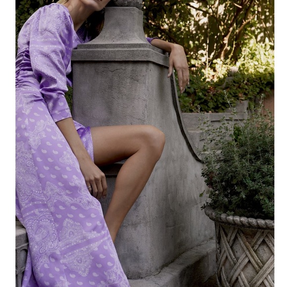 Zara Print MIDI Dress - Picture 5 of 8